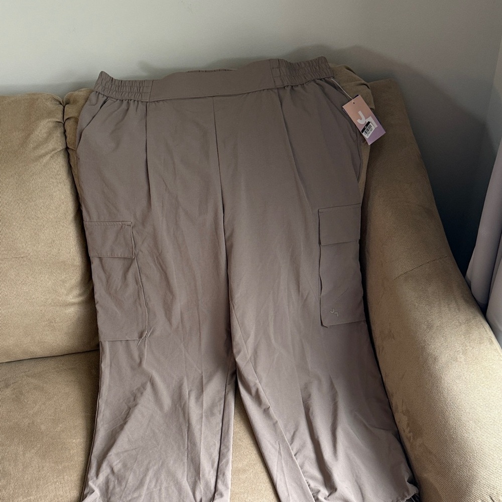Casual Taupe Cargo Pants